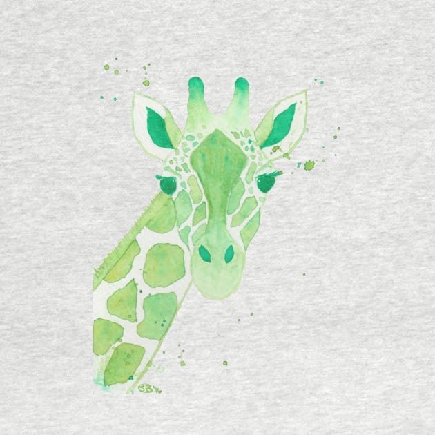 Lime Green Giraffe by dangerbetz